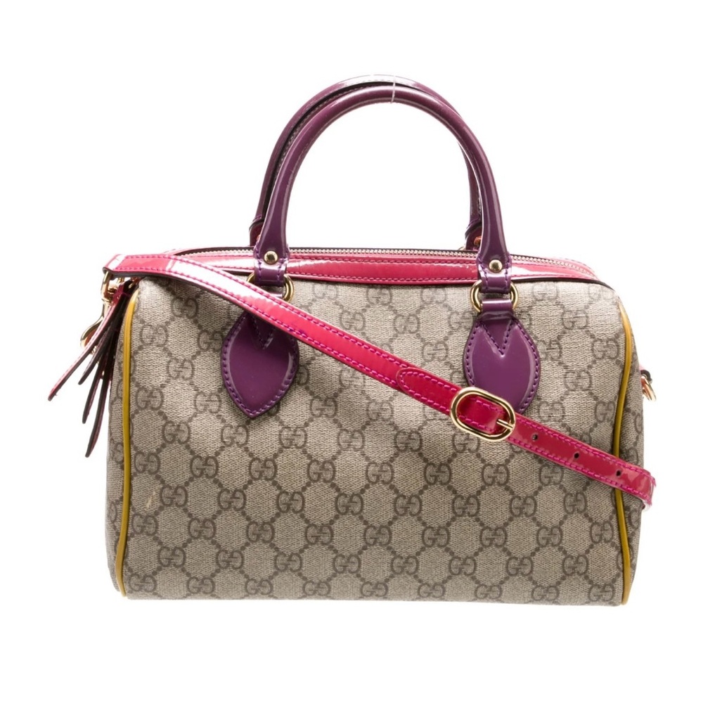 Gucci GG Supreme Boston Bag Satchel Limited Edition Pre Loved